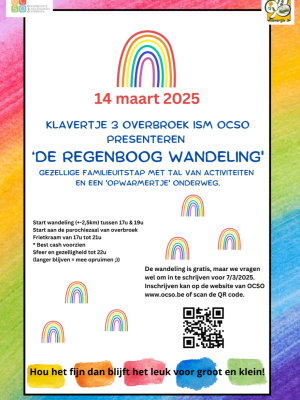 Regenboogwandeling