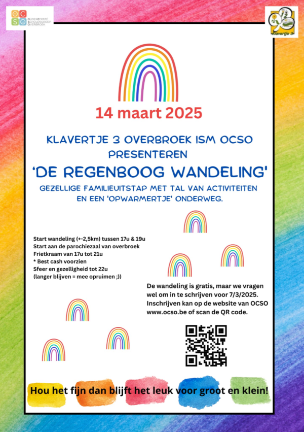 Regenboogwandeling